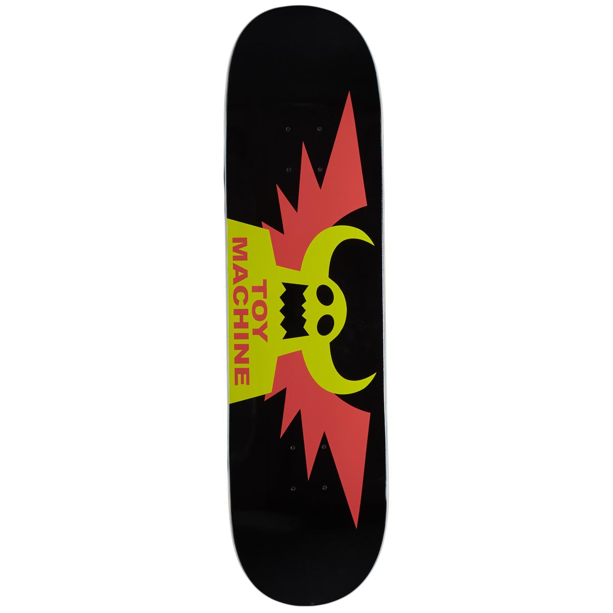 Toy Machine Winged Skateboard Deck - Black - 8.25