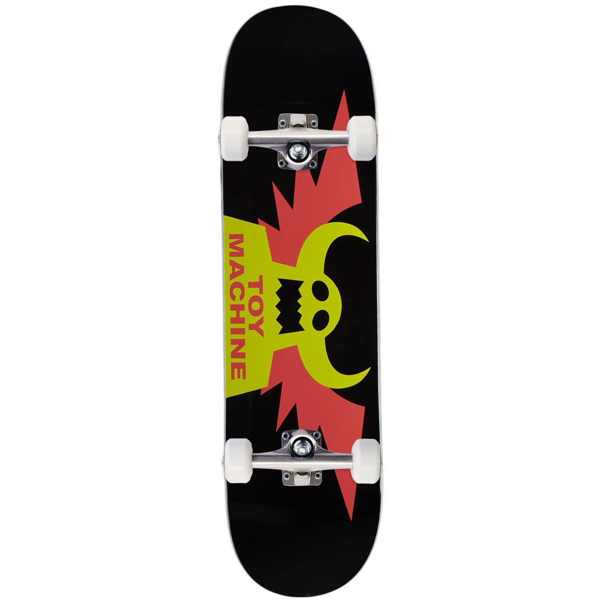 Toy Machine Winged Skateboard Complete - Black - 8.25