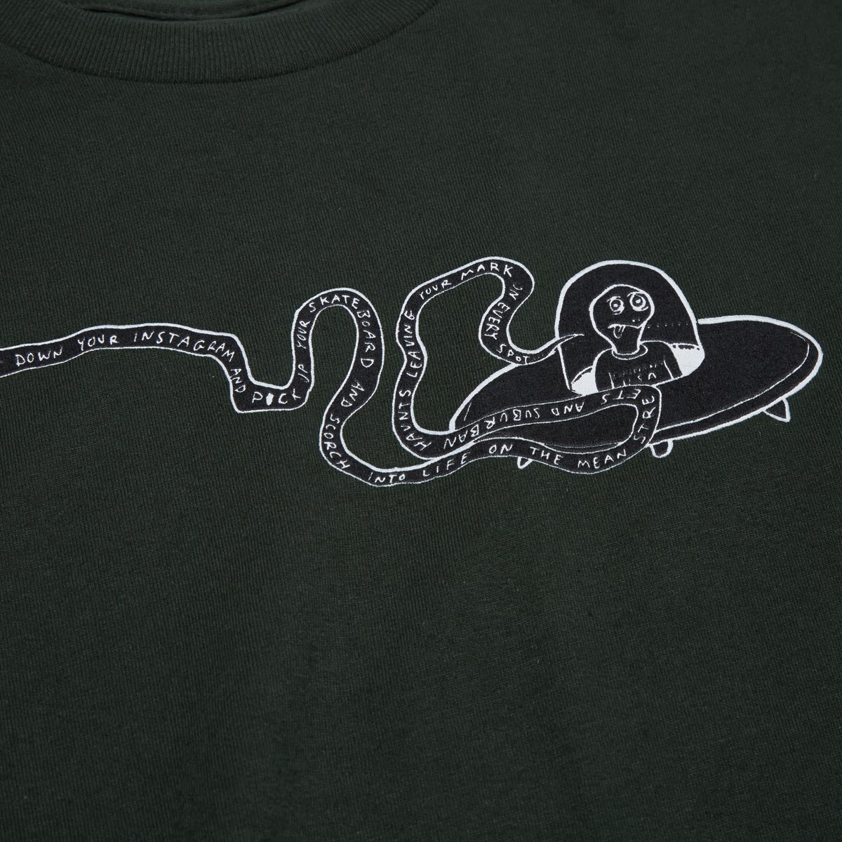 Toy Machine Flying Saucer T-Shirt - Forest image 2