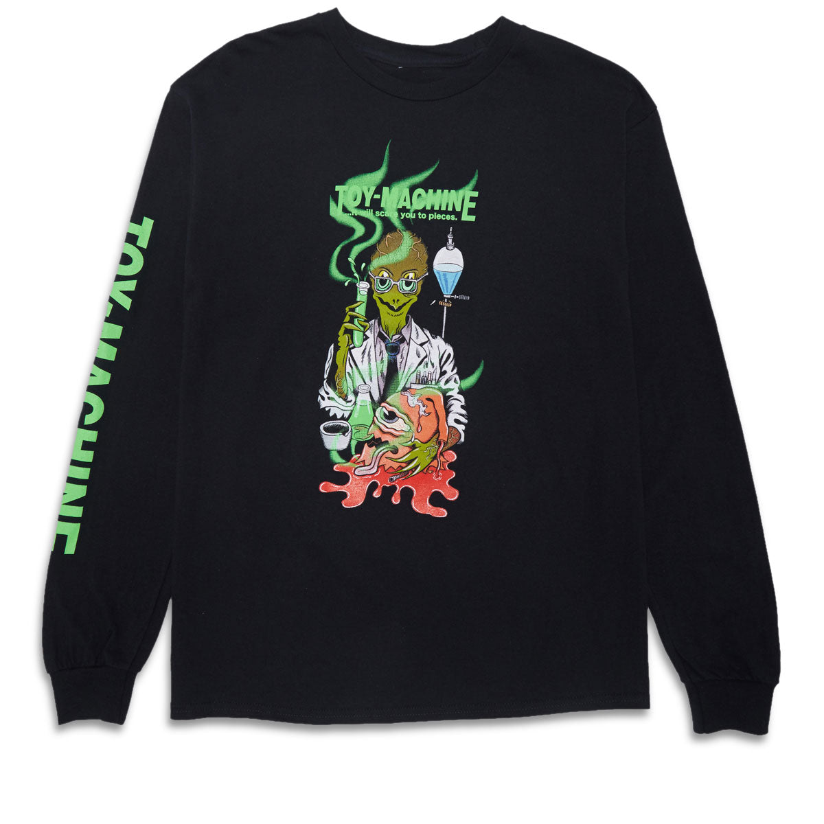 Toy Machine Sect-animator Long Sleeve T-Shirt - Black image 1