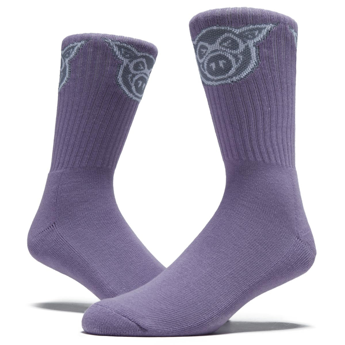 Pig Head Socks - Violet image 2