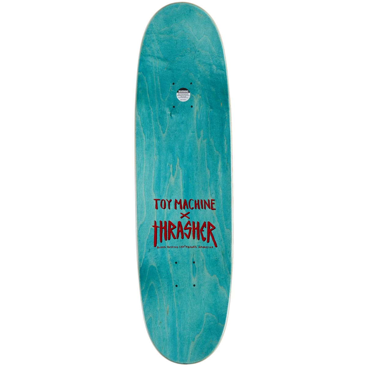 Toy Machine x Thrasher Bury The Hatchet Egg Skateboard Deck - 8.88