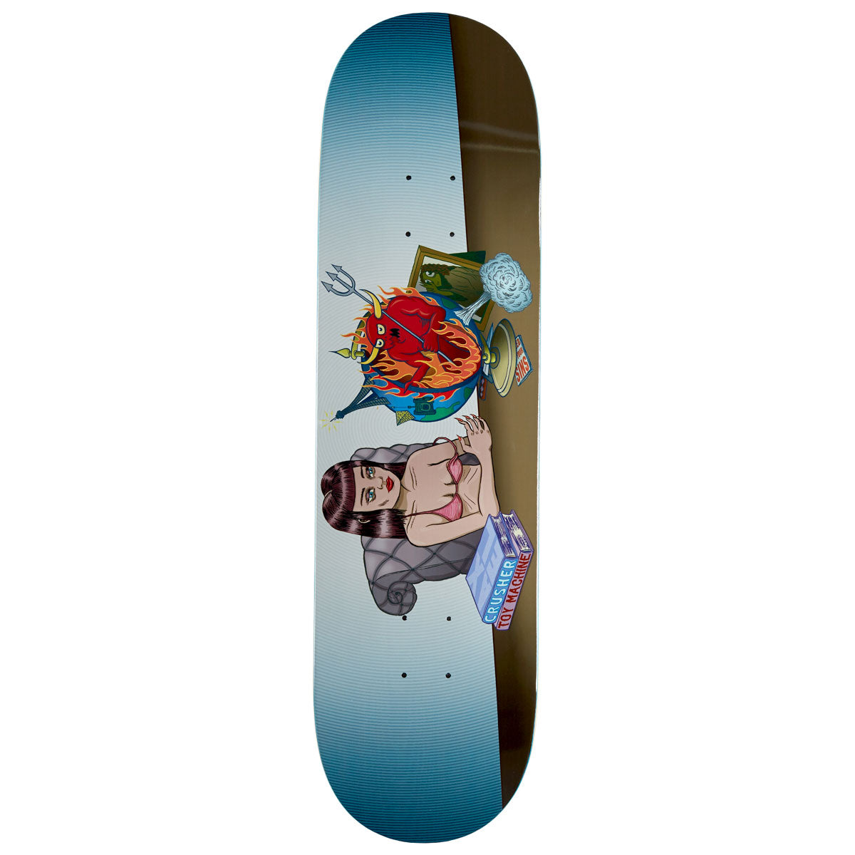 Toy Machine Axel Globe Skateboard Deck - 8.38