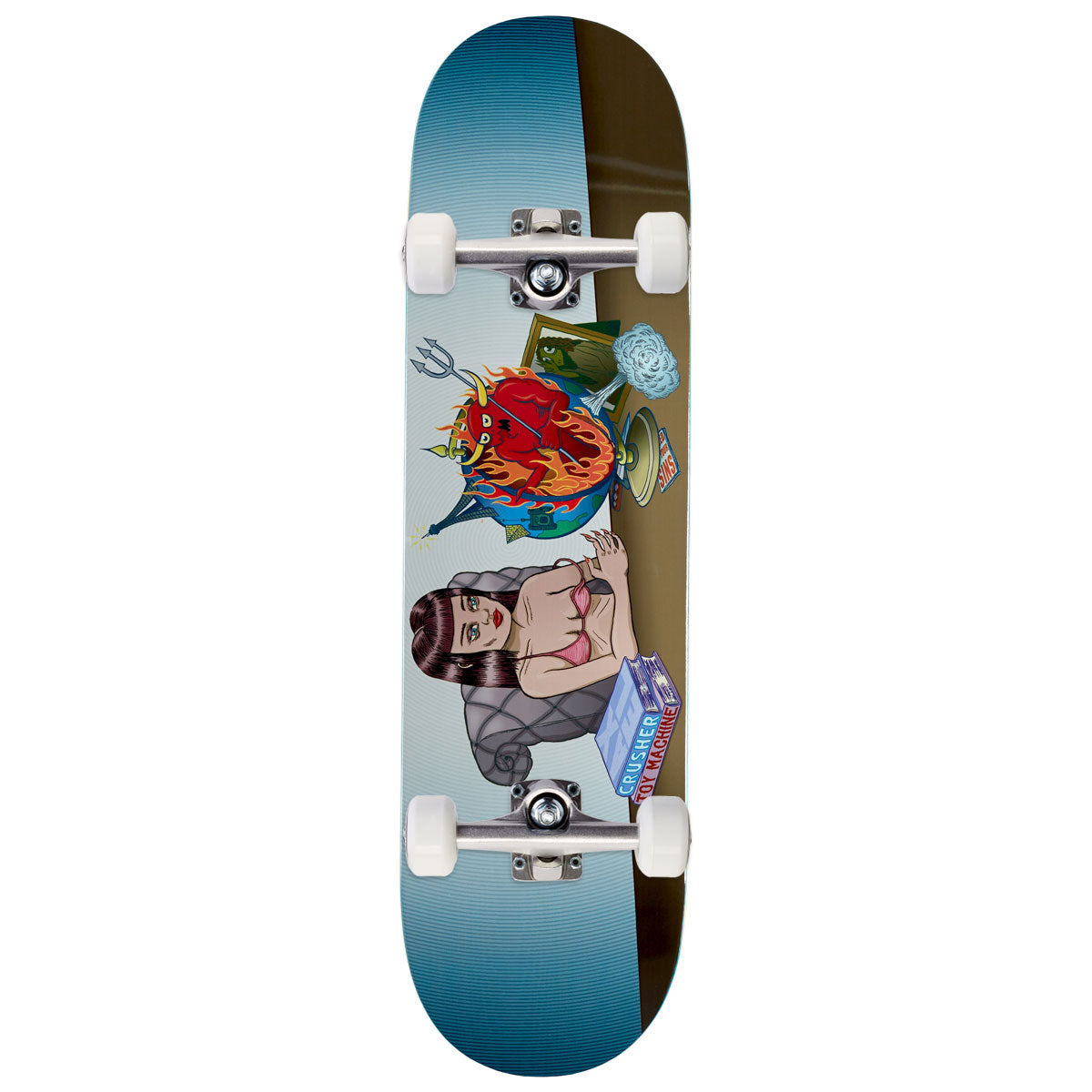 Toy Machine Axel Globe Skateboard Complete - 8.38