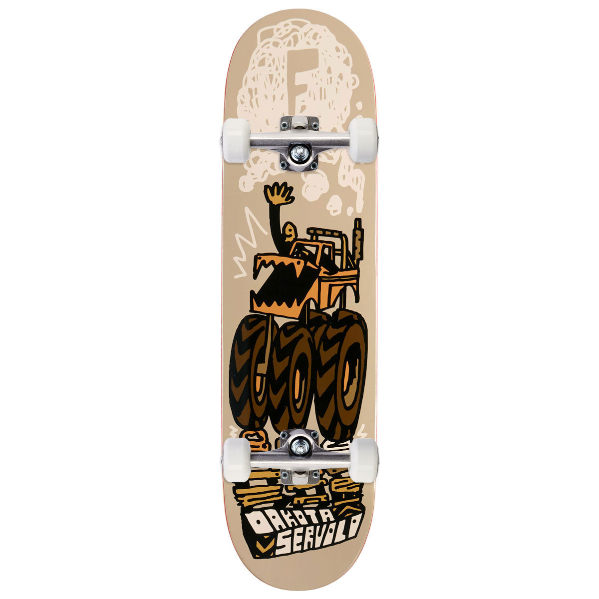 Foundation Servold Monster Truck Skateboard Complete - 8.50