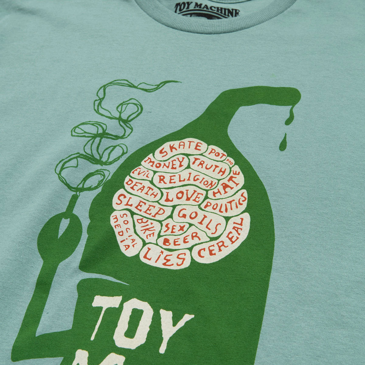 Toy Machine Silowet T-Shirt - Mint image 2