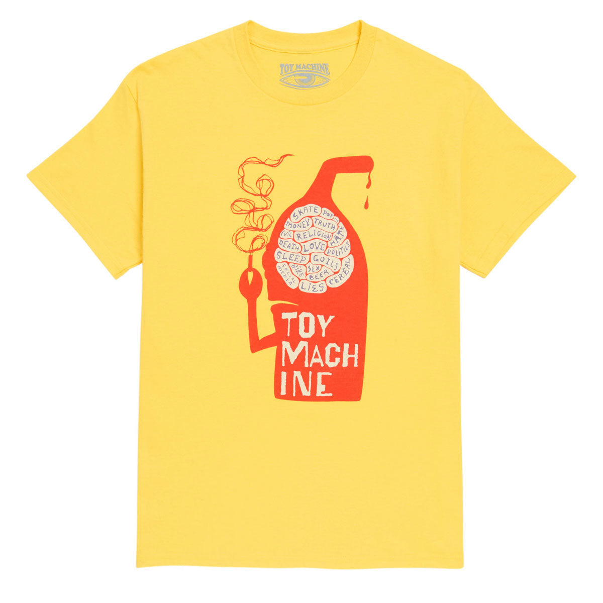 Toy Machine Silowet T-Shirt - Yellow image 1