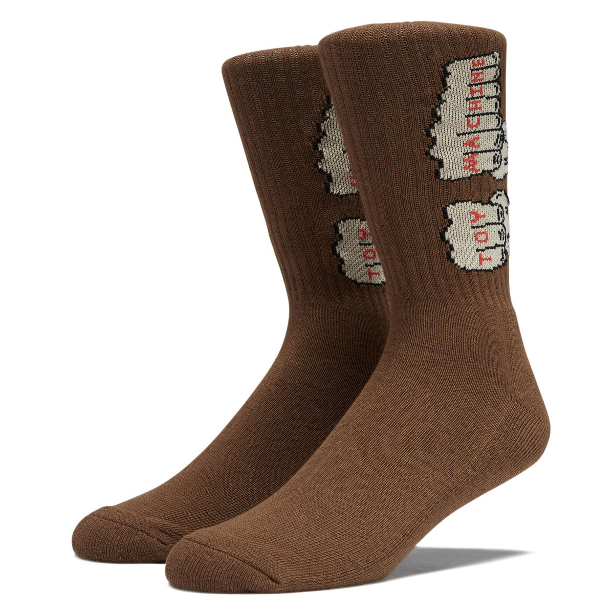 Toy Machine Fists Socks - Brown image 1