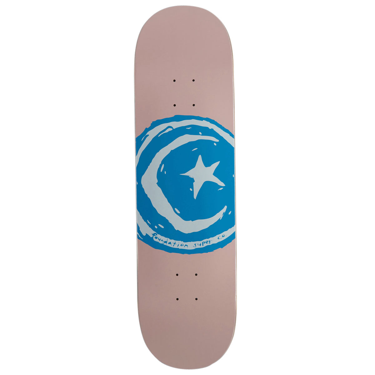 Foundation Star & Moon Skateboard Deck - Pink - 8.50