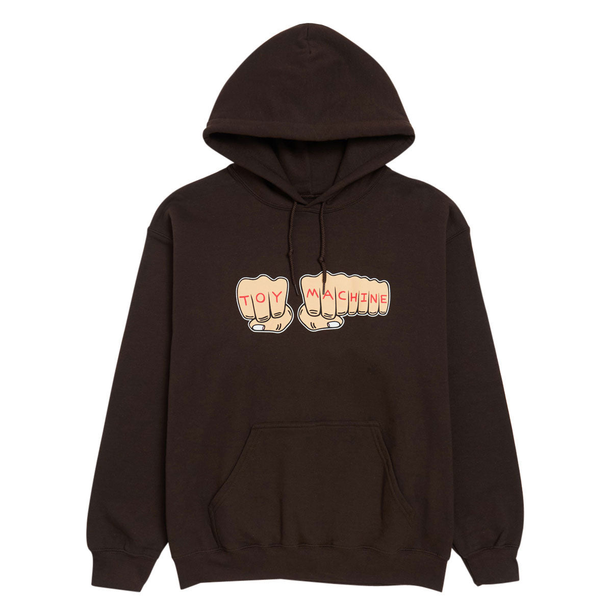 Toy Machine Fists Hoodie - Brown image 1