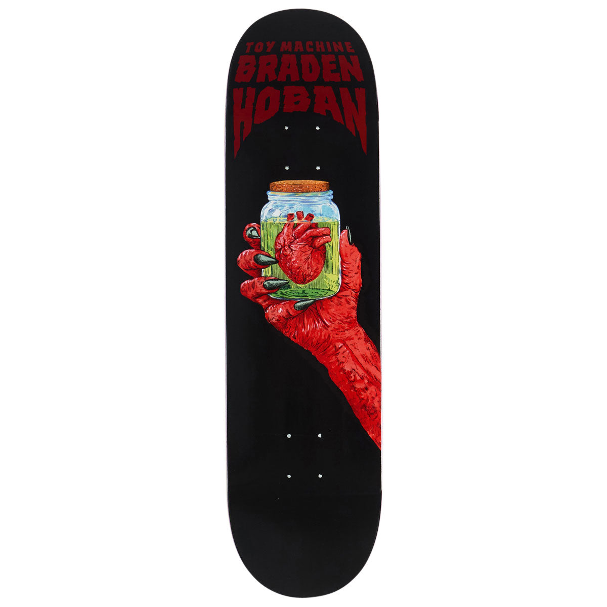 Toy Machine Hoban Heart Skateboard Deck - 8.25