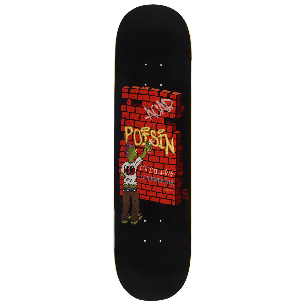 Toy Machine Collins Tagger Skateboard Deck - 8.25