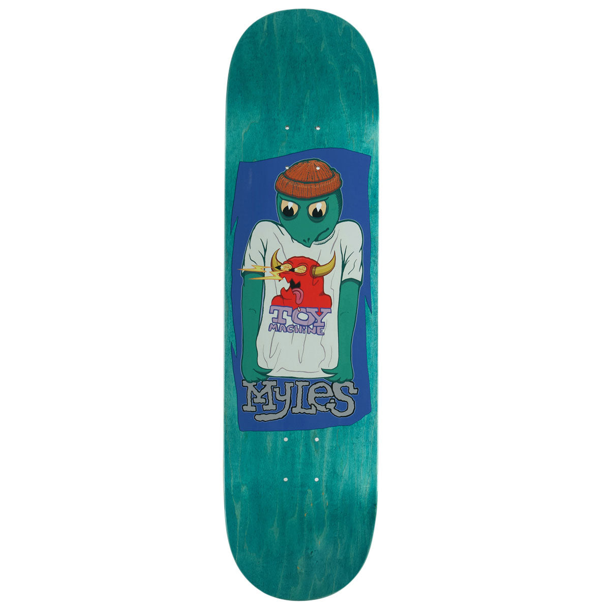 Toy Machine Willard Turtle Shirt Skateboard Deck - 8.25