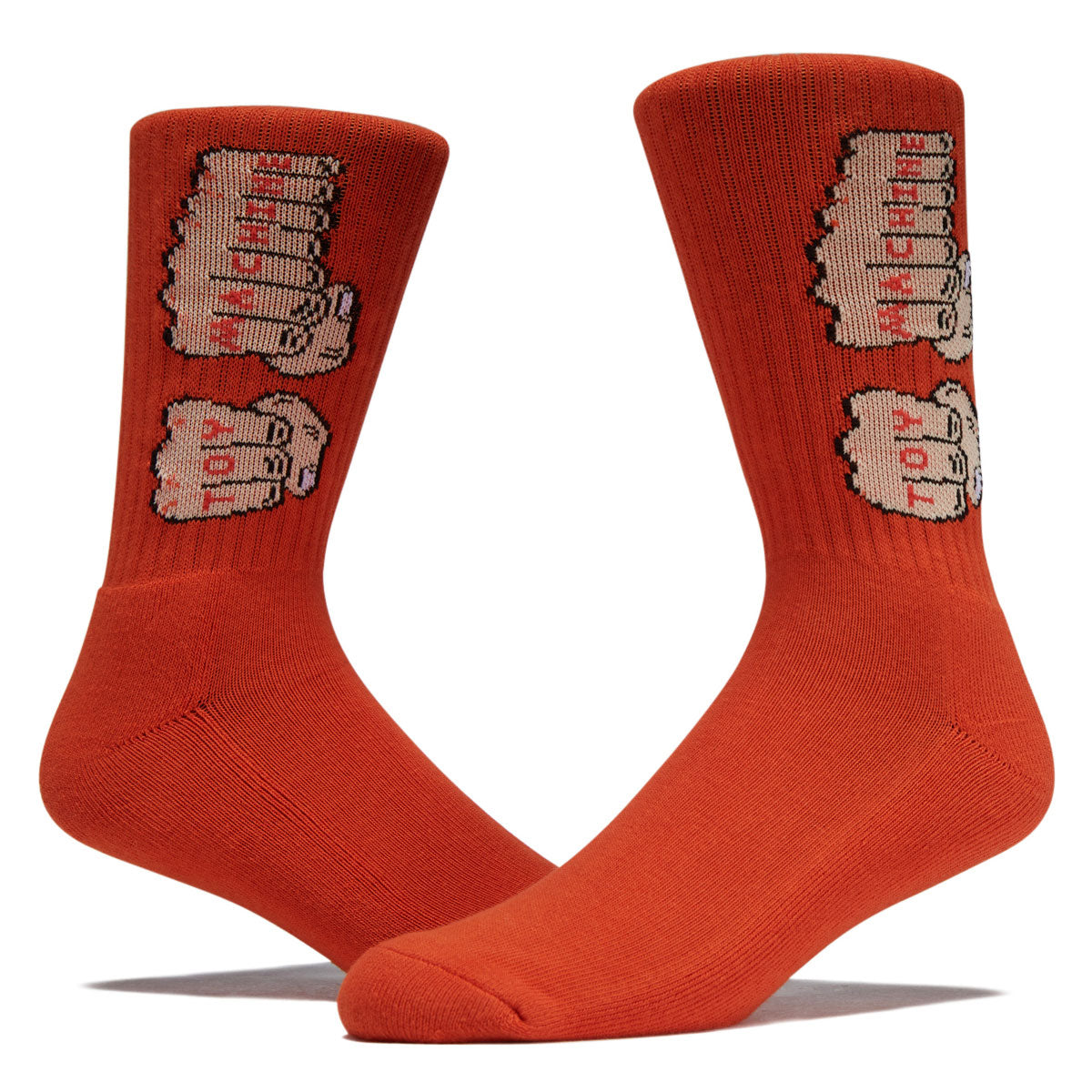 Toy Machine Fists Socks - Orange image 2