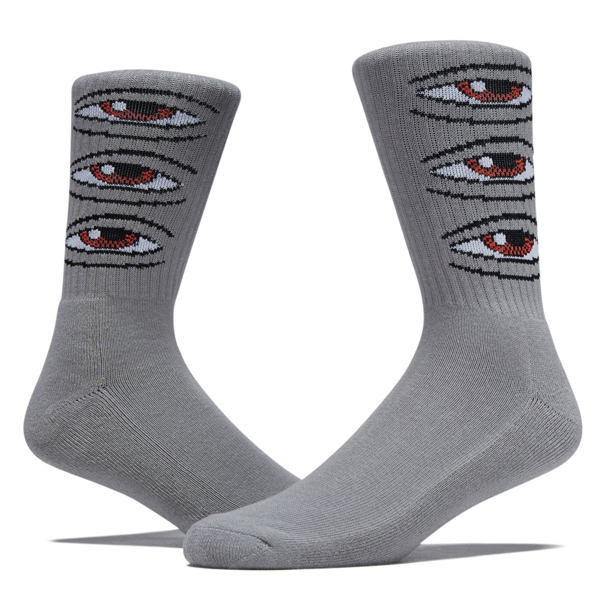 Toy Machine Eye Stack Socks - Grey image 2
