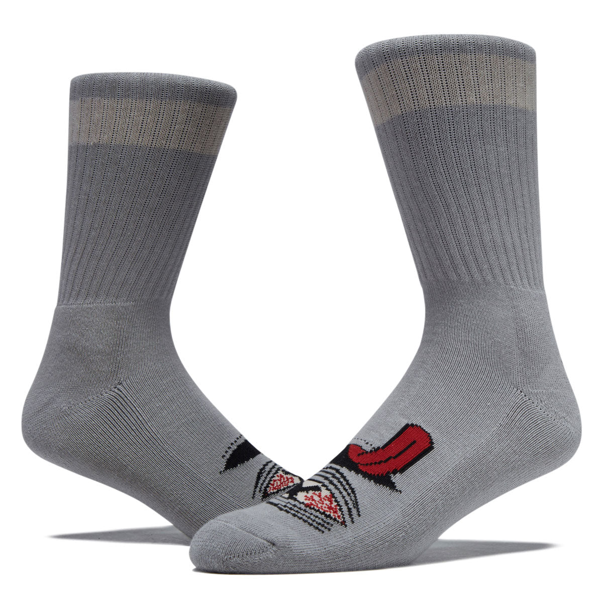 Toy Machine Crossed Out Socks - Grey image 2
