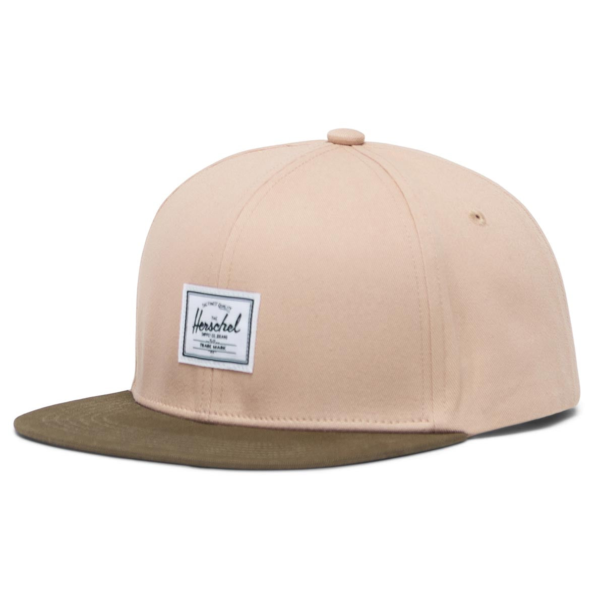 Herschel Supply Whaler 6 Panel Hat - Irish Cream/Ivy Green image 1