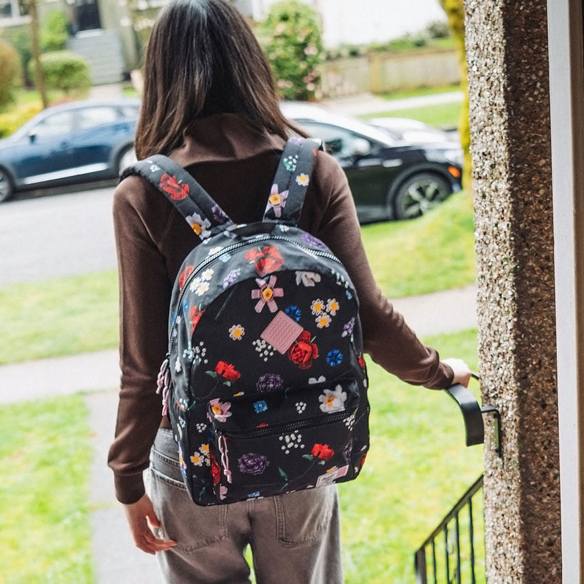 Herschel Supply x LEGO Youth Heritage Backpack - Falling Florals image 4