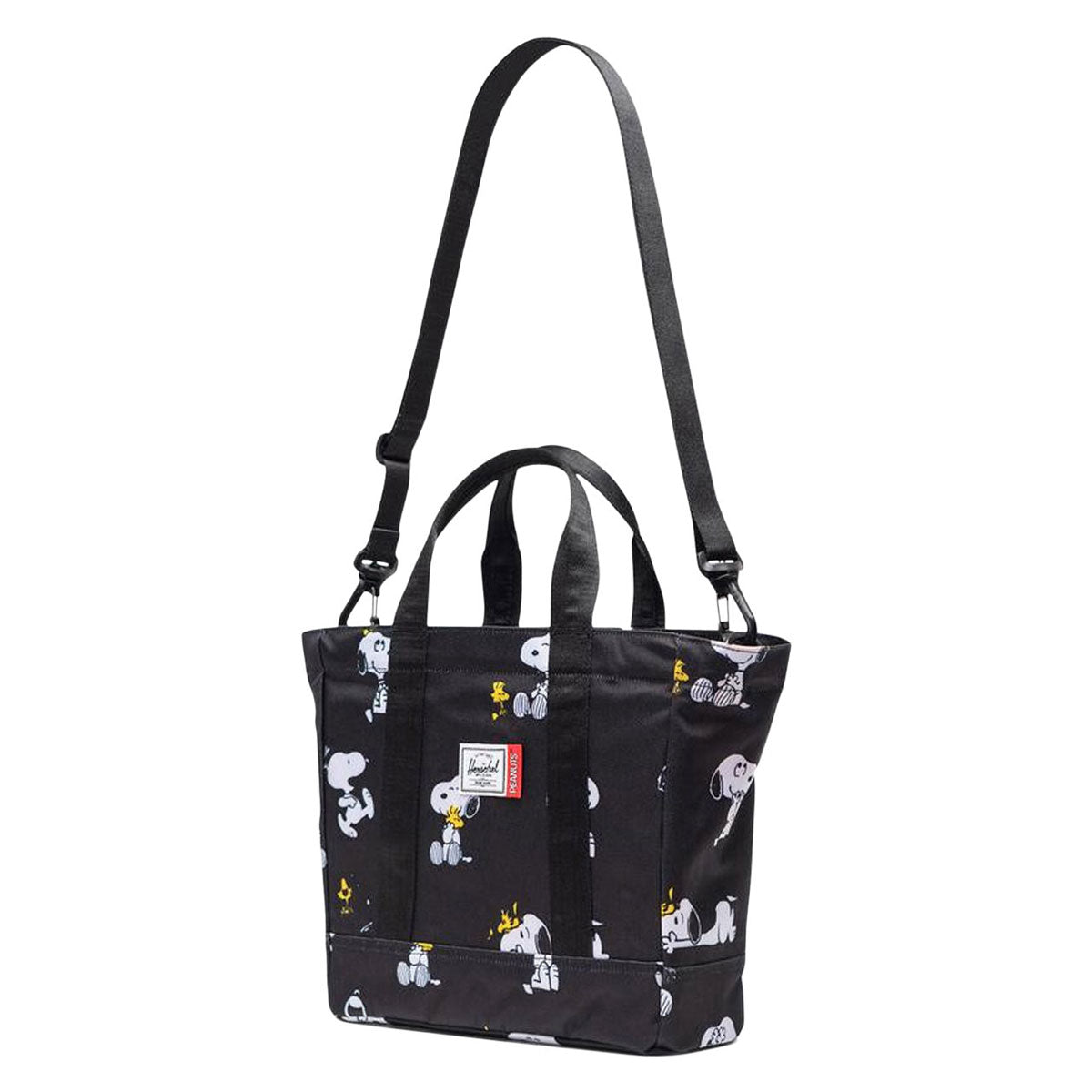 Herschel Supply x Peanuts Heritage Small Tote Bag - Snoopy And Woodstock Black image 3