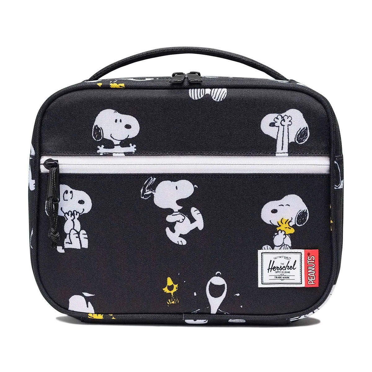 Herschel Supply x Peanuts Pop Quiz Lunch Box - Snoopy And Woodstock Black image 1