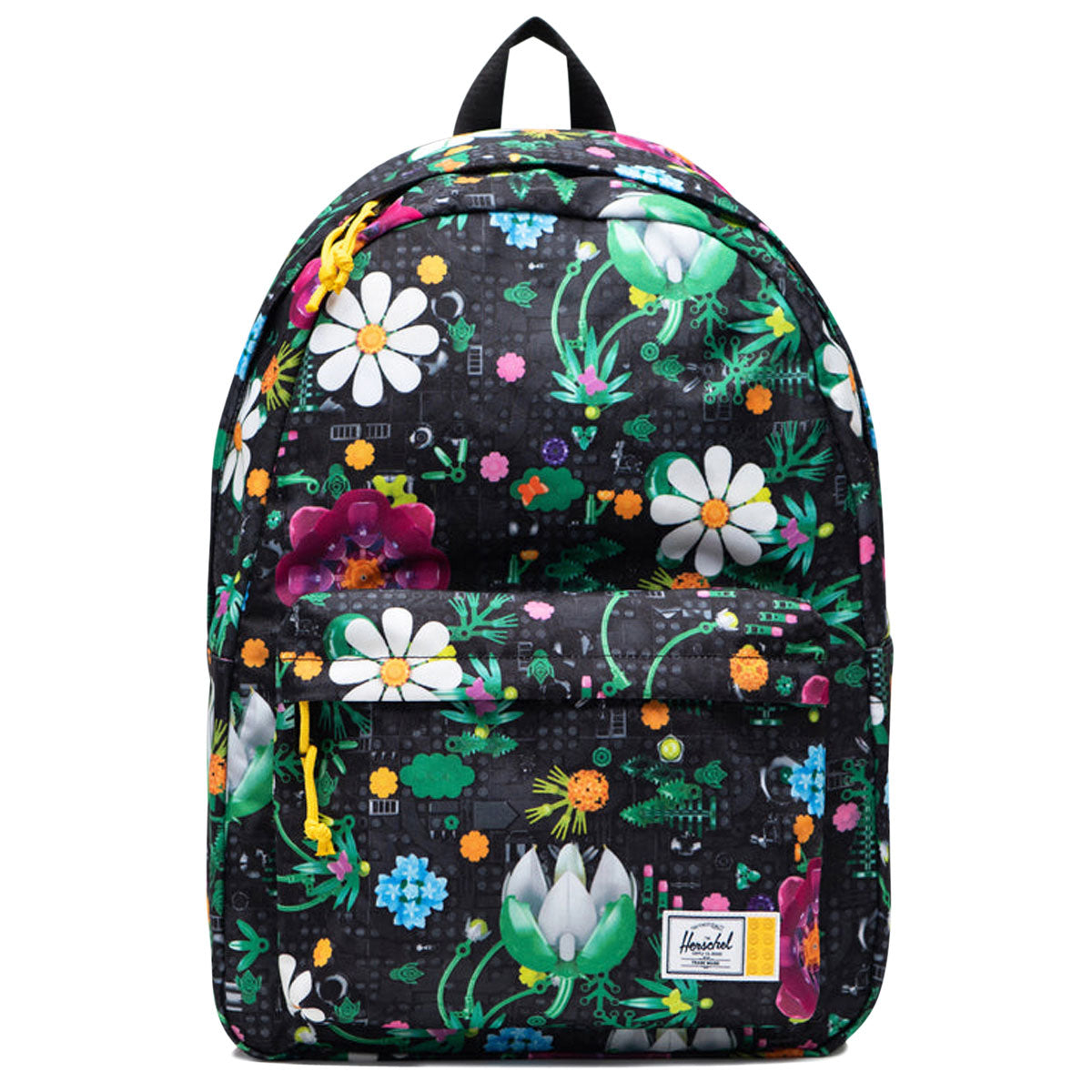 Herschel Supply x LEGO Classic XL Backpack - HSC LEGO Botanical Floral Black image 1