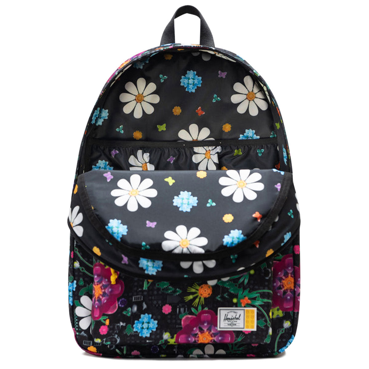 Herschel Supply x LEGO Classic XL Backpack - HSC LEGO Botanical Floral Black image 2