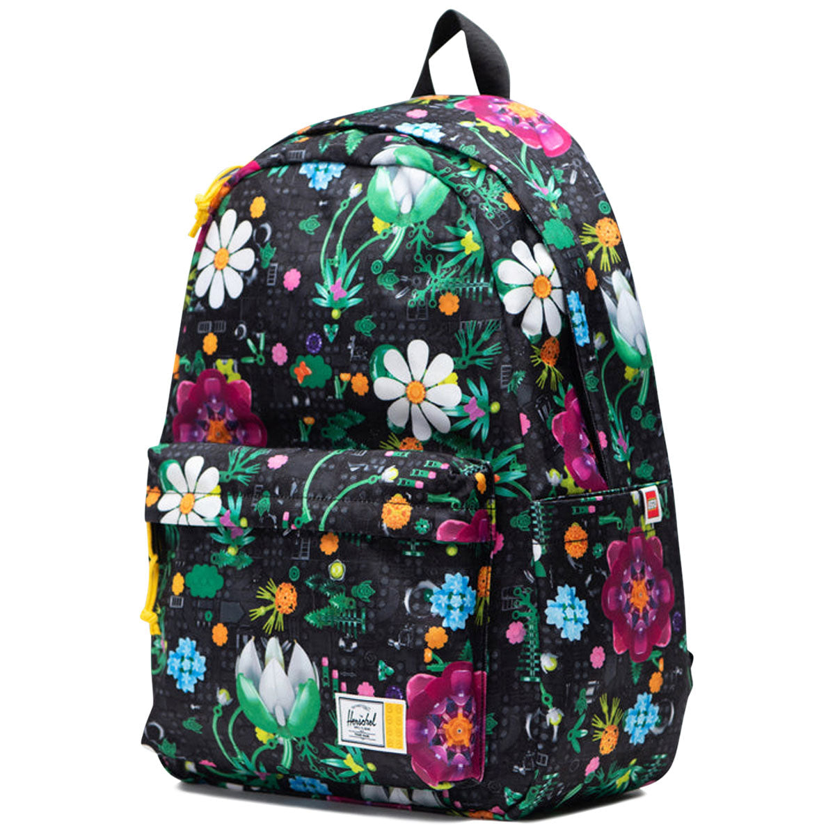 Herschel Supply x LEGO Classic XL Backpack - HSC LEGO Botanical Floral Black image 3