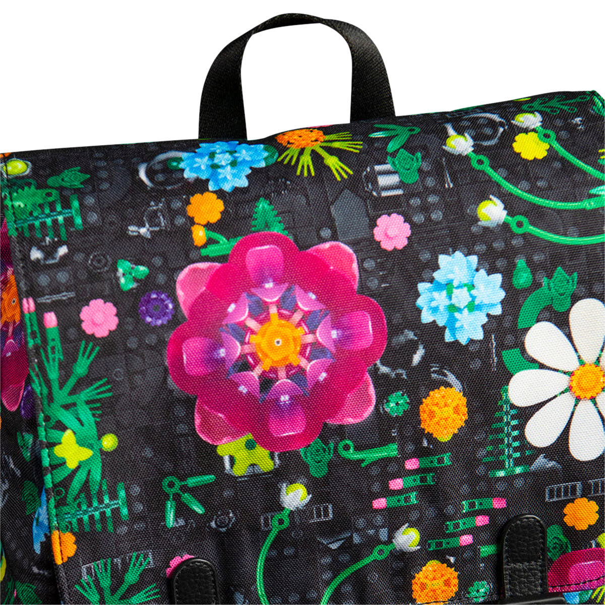 Herschel Supply x LEGO Retreat Small Backpack - HSC LEGO Botanical Floral Black image 5