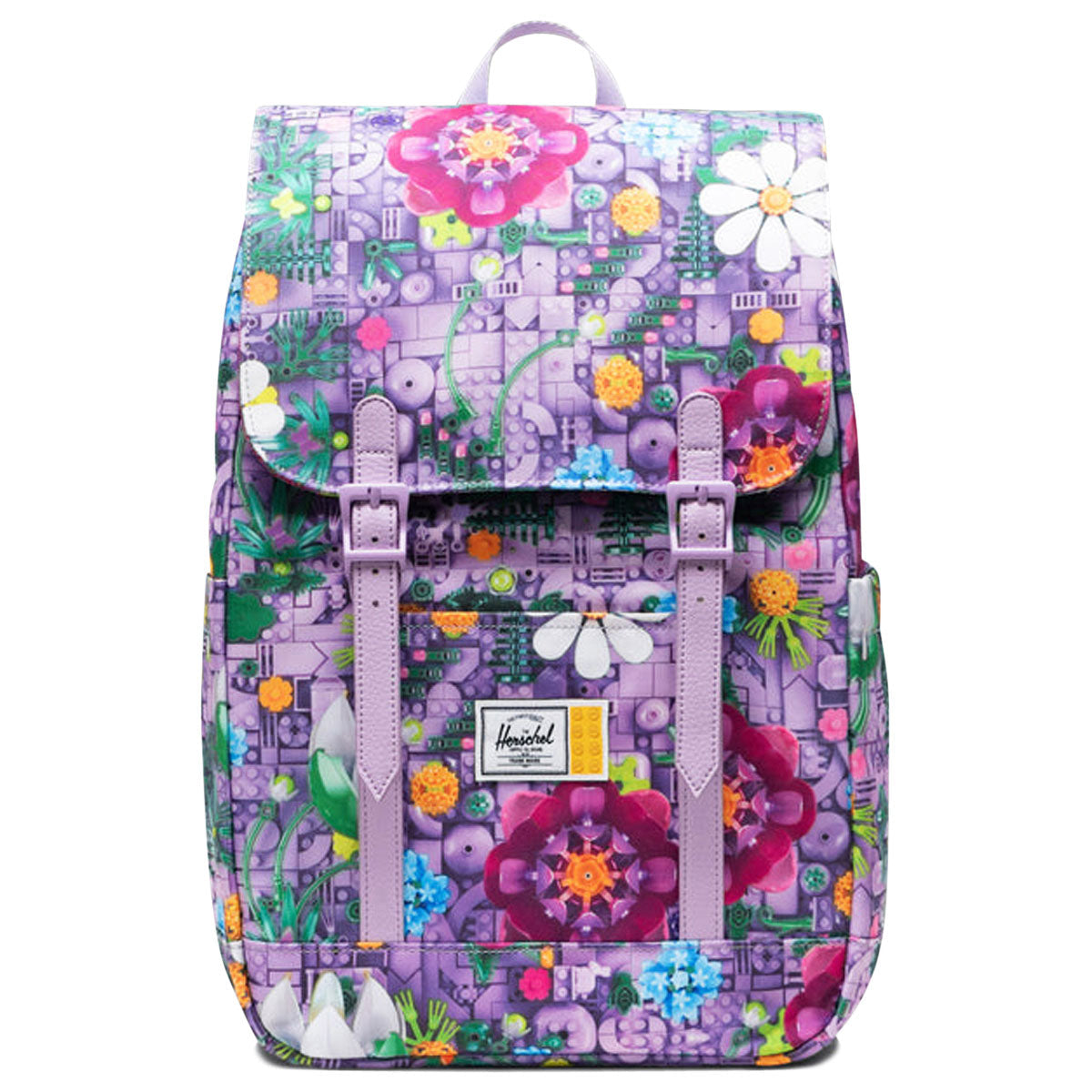 Herschel Supply x LEGO Retreat Small Backpack - HSC LEGO Botanical Floral Lavender image 1