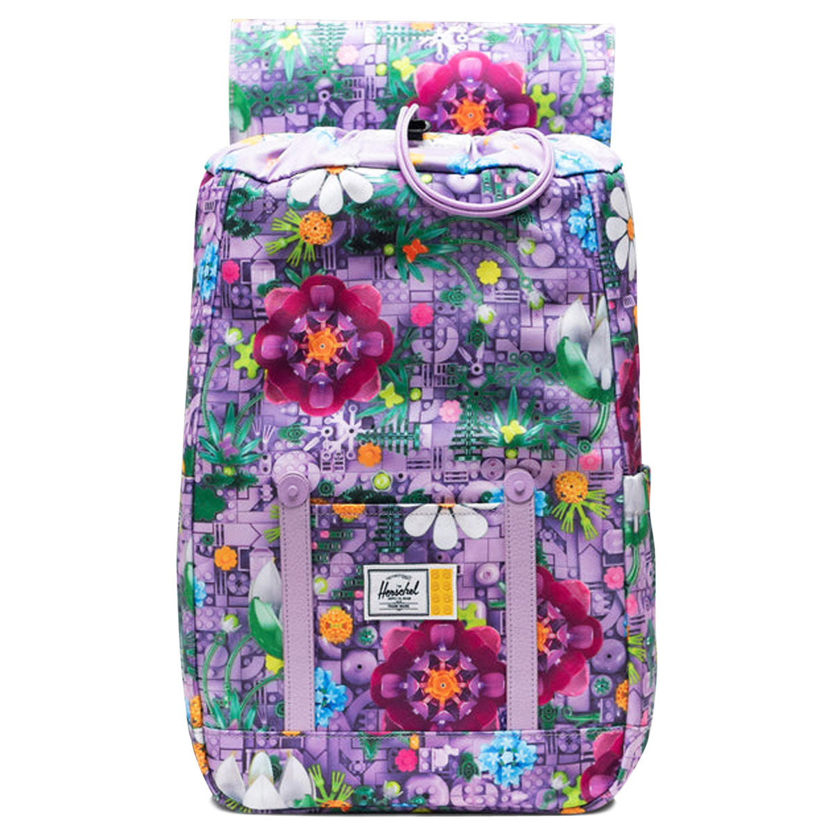 Herschel Supply x LEGO Retreat Small Backpack - HSC LEGO Botanical Floral Lavender image 2