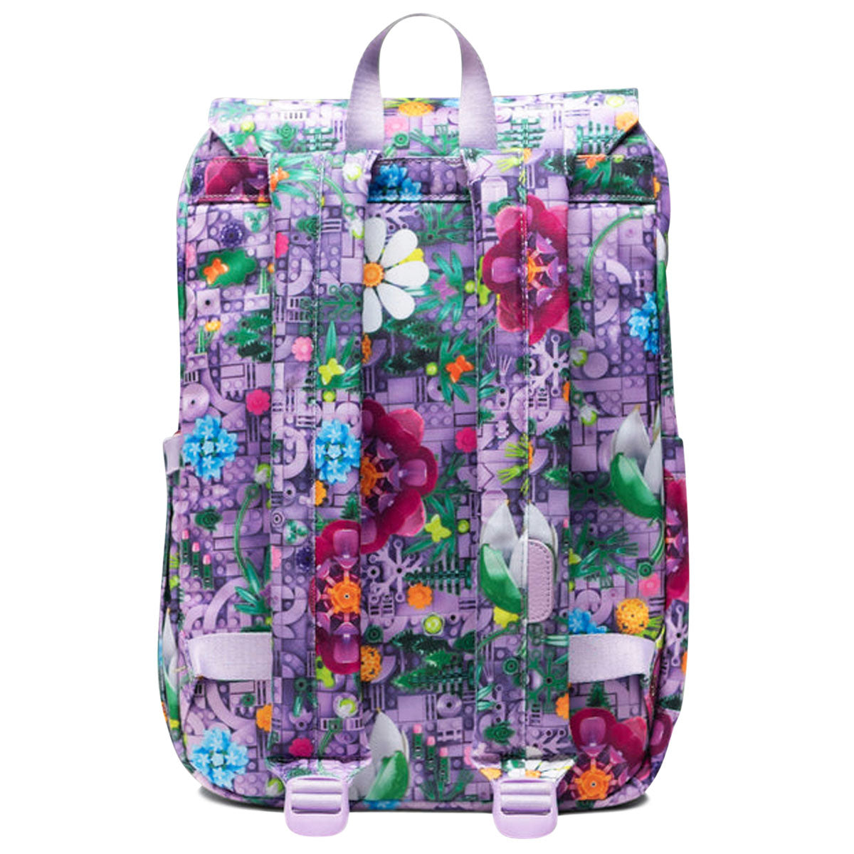 Herschel Supply x LEGO Retreat Small Backpack - HSC LEGO Botanical Floral Lavender image 4