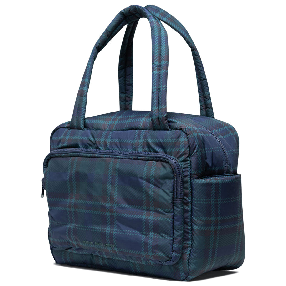 Herschel Supply Cloudform Duffle Bag - Tartan Plaid Black Iris image 3
