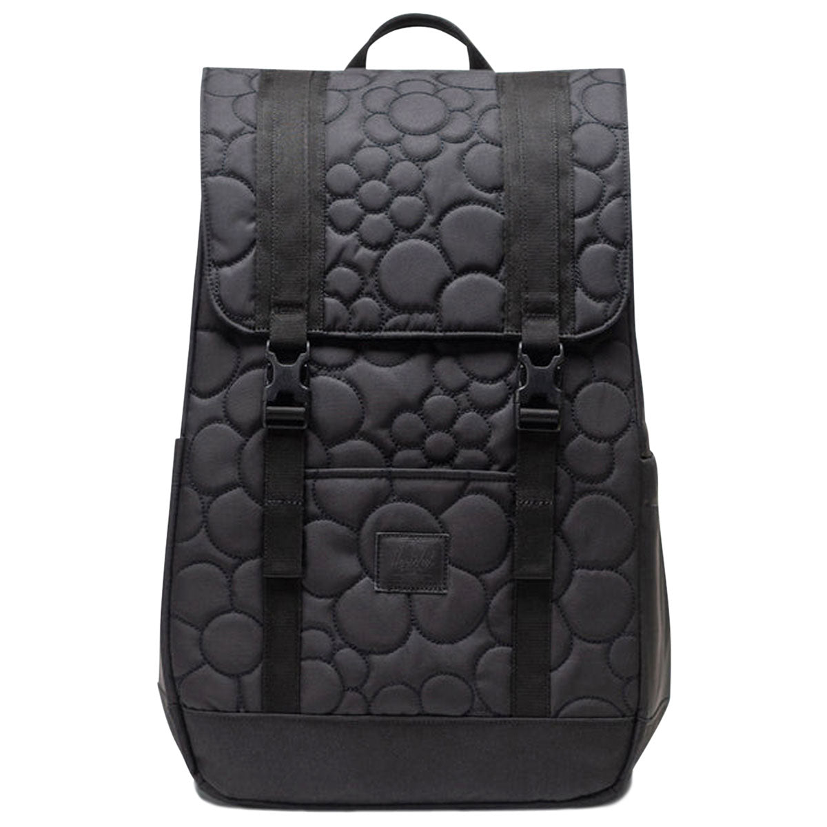 Herschel Supply Retreat Small Quilted Capsule Backpack - Black Tonal Daisy image 1