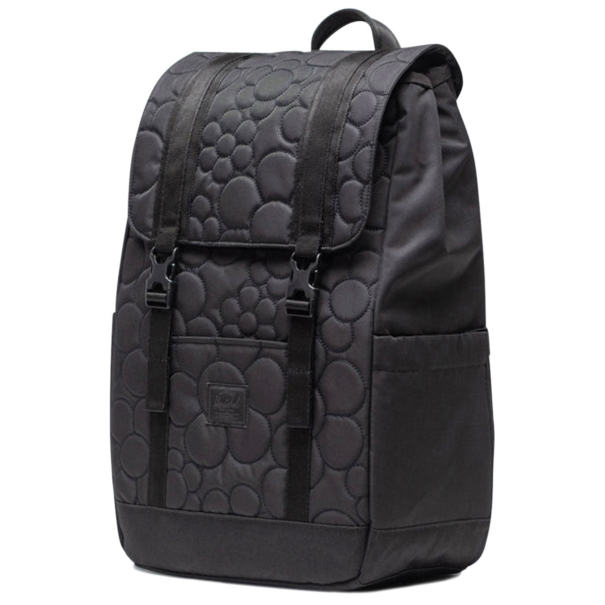 Herschel Supply Retreat Small Quilted Capsule Backpack - Black Tonal Daisy image 3