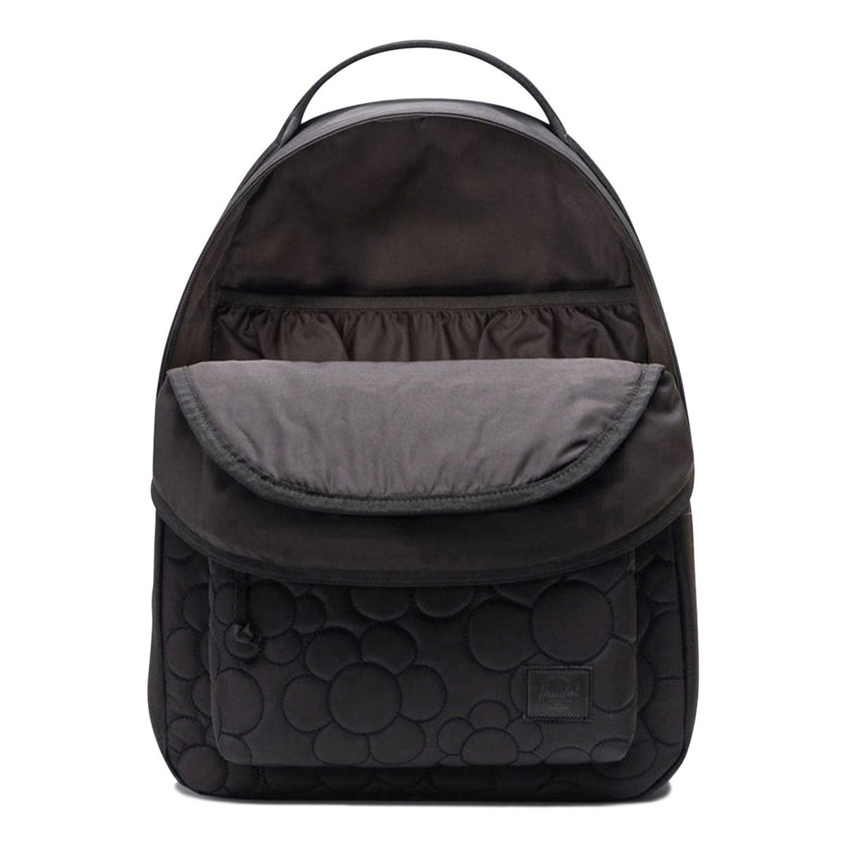 Herschel Supply Classic Quilted Capsule Backpack - Black Tonal Daisy image 4