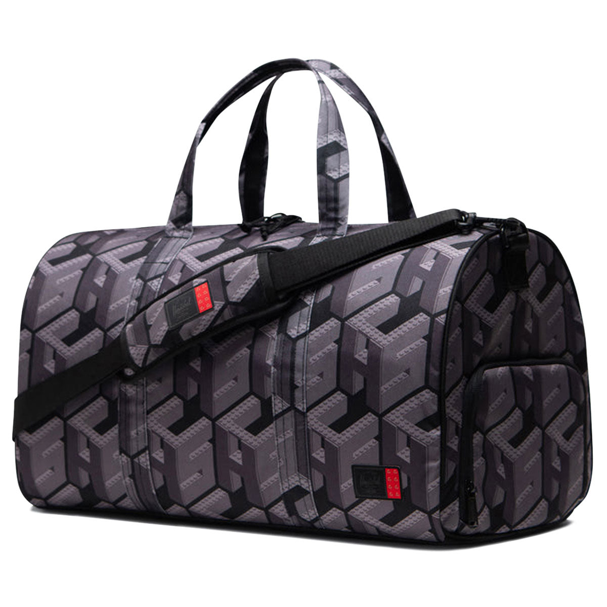 Herschel Supply x LEGO Novel Duffle Bag - HSC LEGO Monogram Black image 2