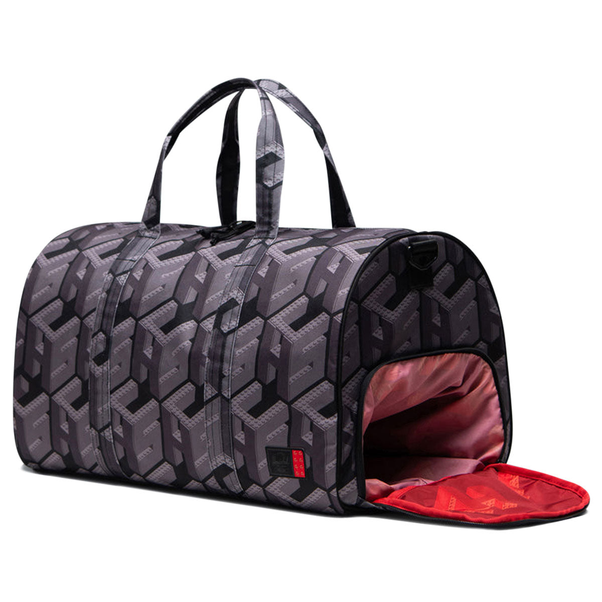 Herschel Supply x LEGO Novel Duffle Bag - HSC LEGO Monogram Black image 3
