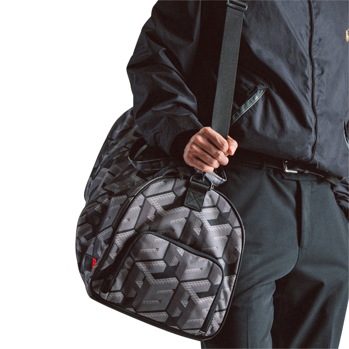 Herschel Supply x LEGO Novel Duffle Bag - HSC LEGO Monogram Black image 4