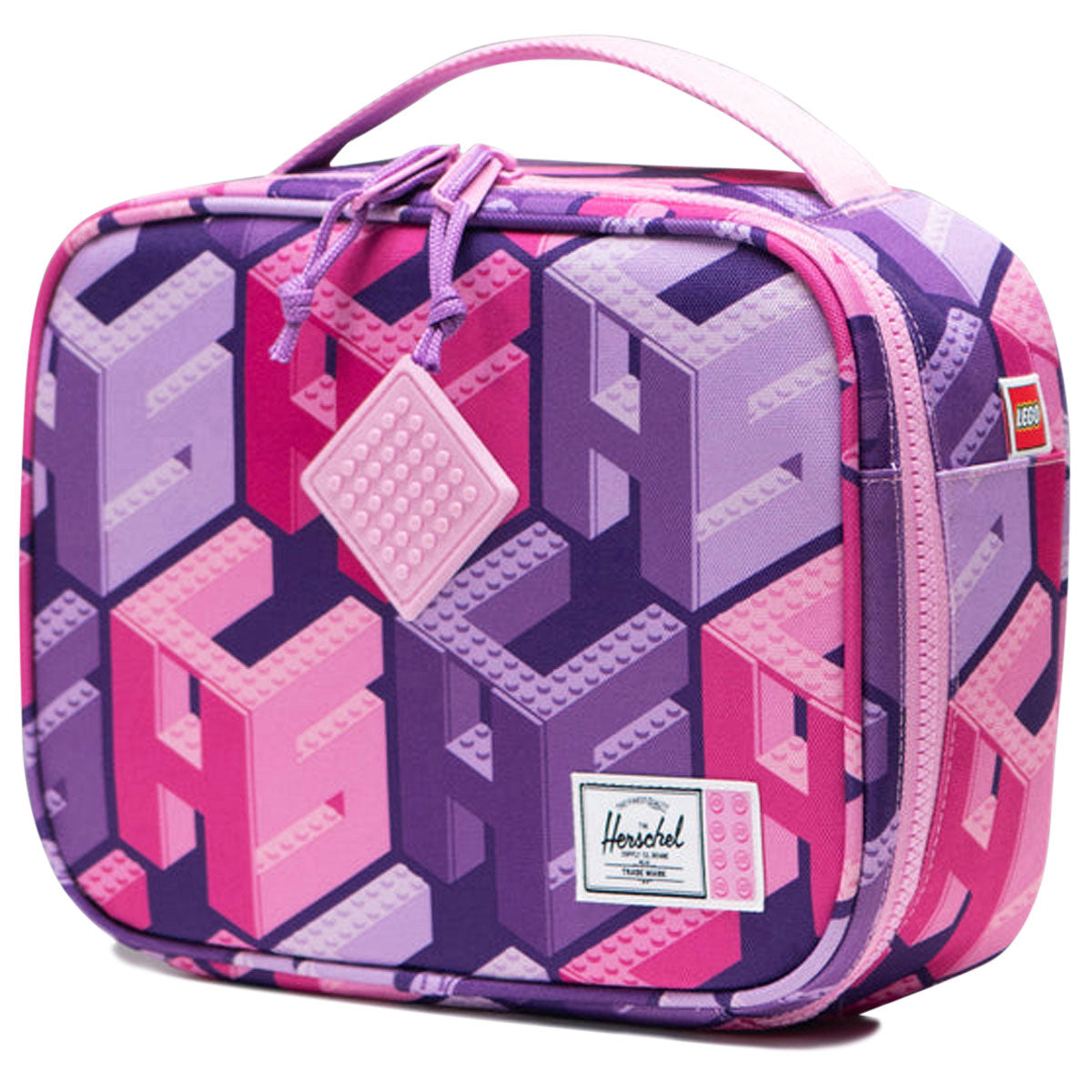 Herschel Supply x LEGO Pop Quiz Lunch Box - HSC LEGO Monogram Purple image 3