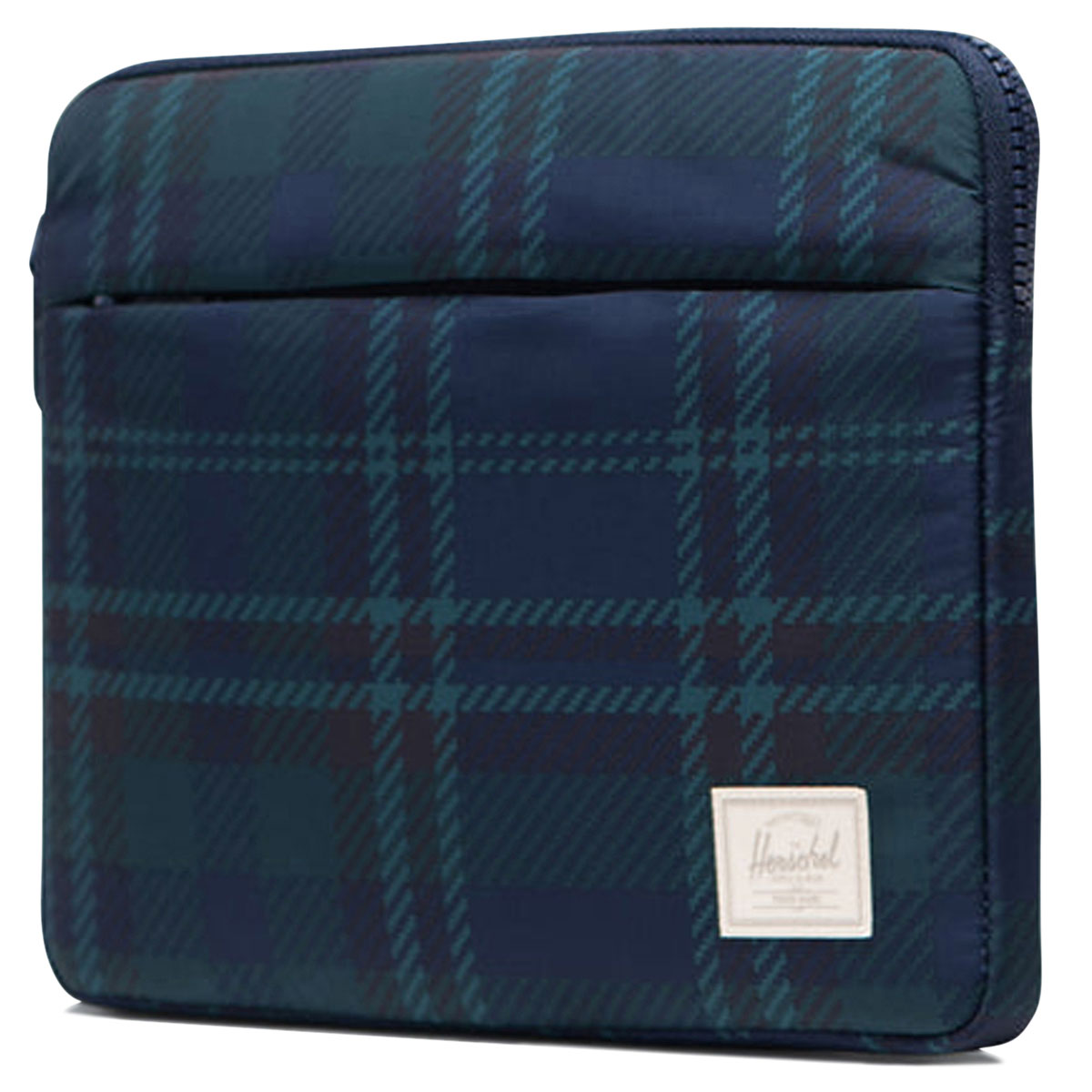 Herschel Supply Cloudform Anchor 11 Inch Laptop Sleeve - Tartan Plaid Black Iris image 2
