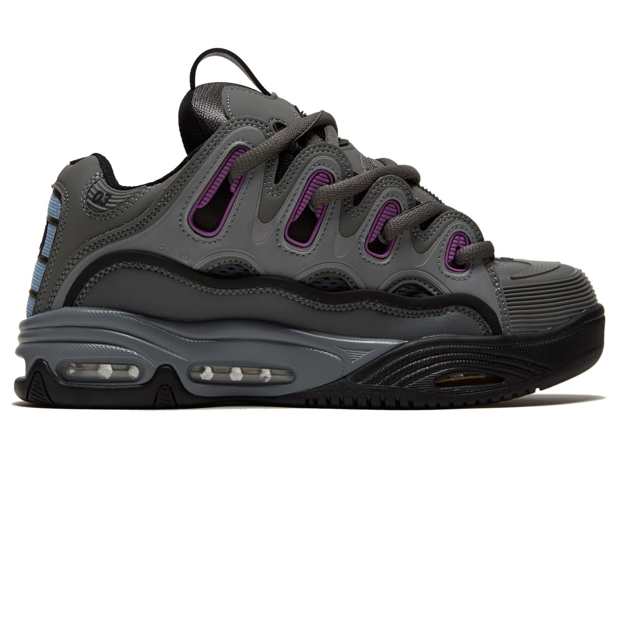 Osiris D3 2001 Shoes - Grey/Purple/Yellow image 1