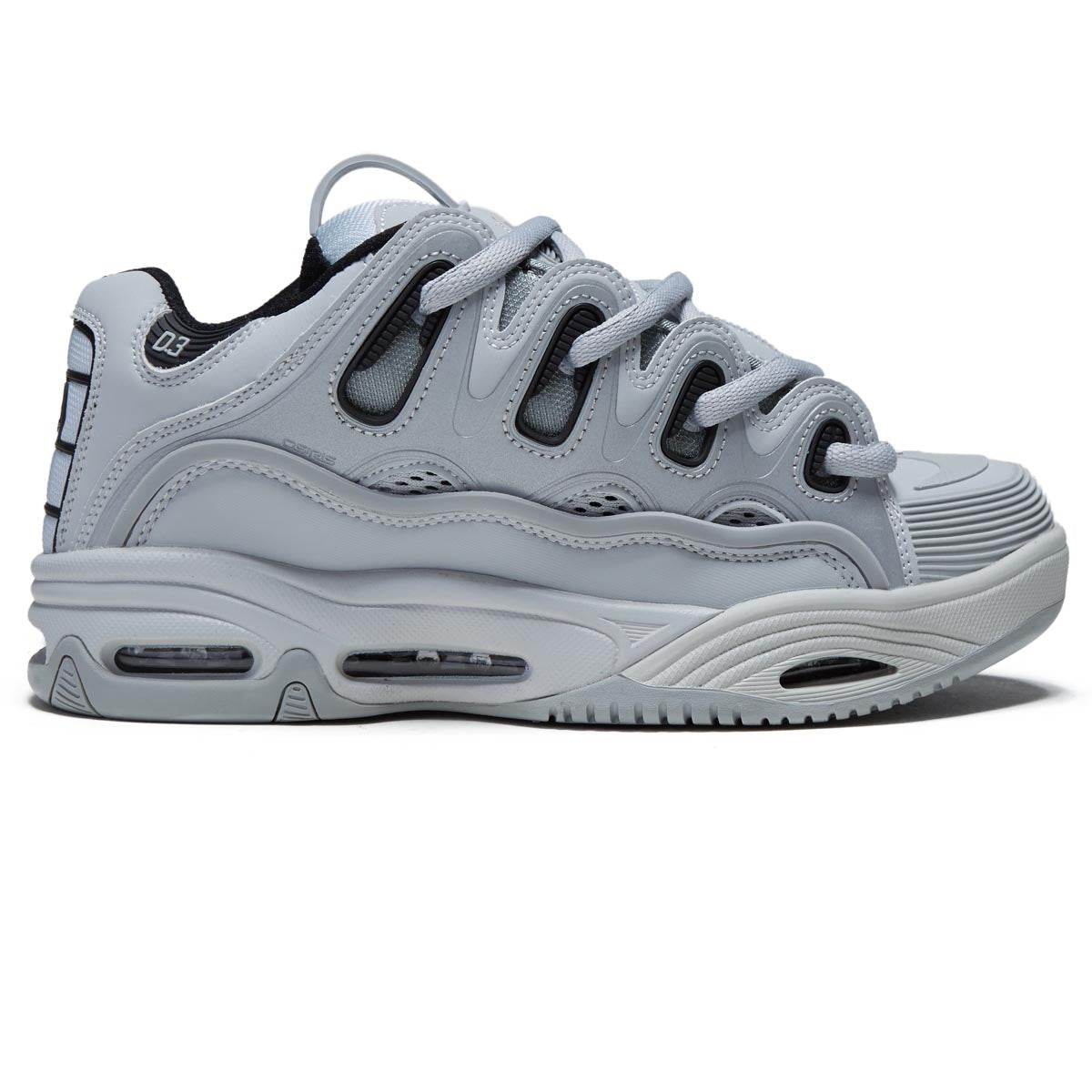 Osiris D3 2001 Shoes - Grey/Black/Grey image 1