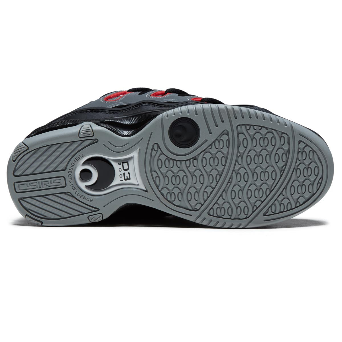 Osiris D3 2001 Shoes - Black/Light Grey/Red image 4