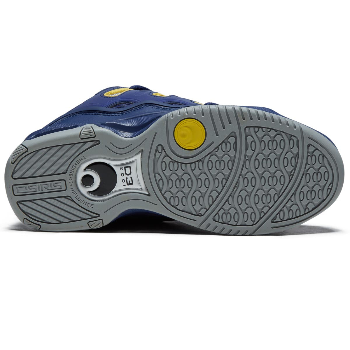 Osiris D3 2001 Shoes - Cadet Blue/Yellow image 4