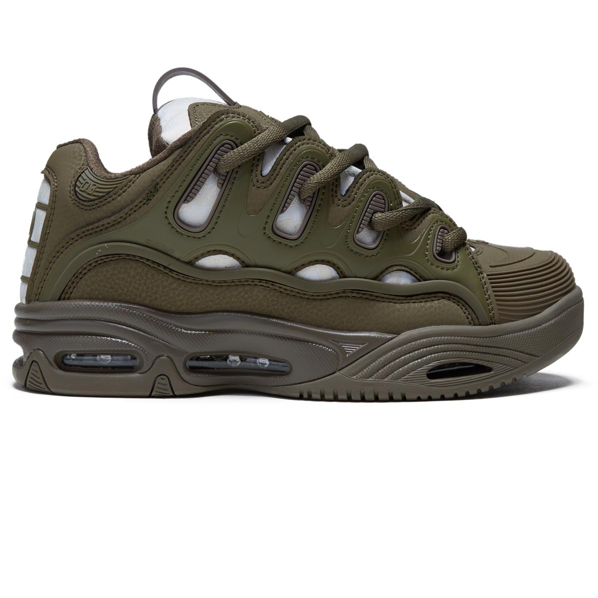 Osiris D3 2001 Shoes - Olive/White image 1