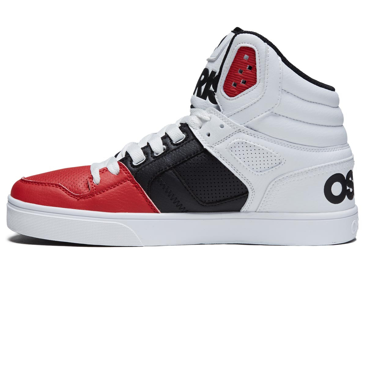 Osiris Clone Shoes - White/Black/Red image 2