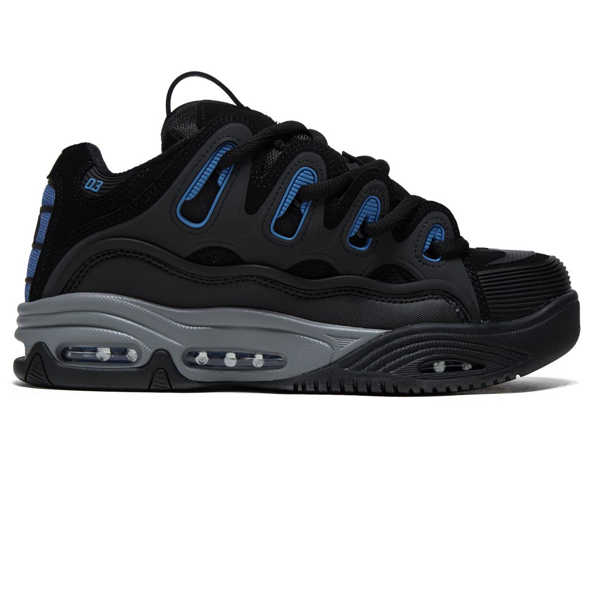 Osiris D3 2001 Shoes - Black/Grey/Blue image 1