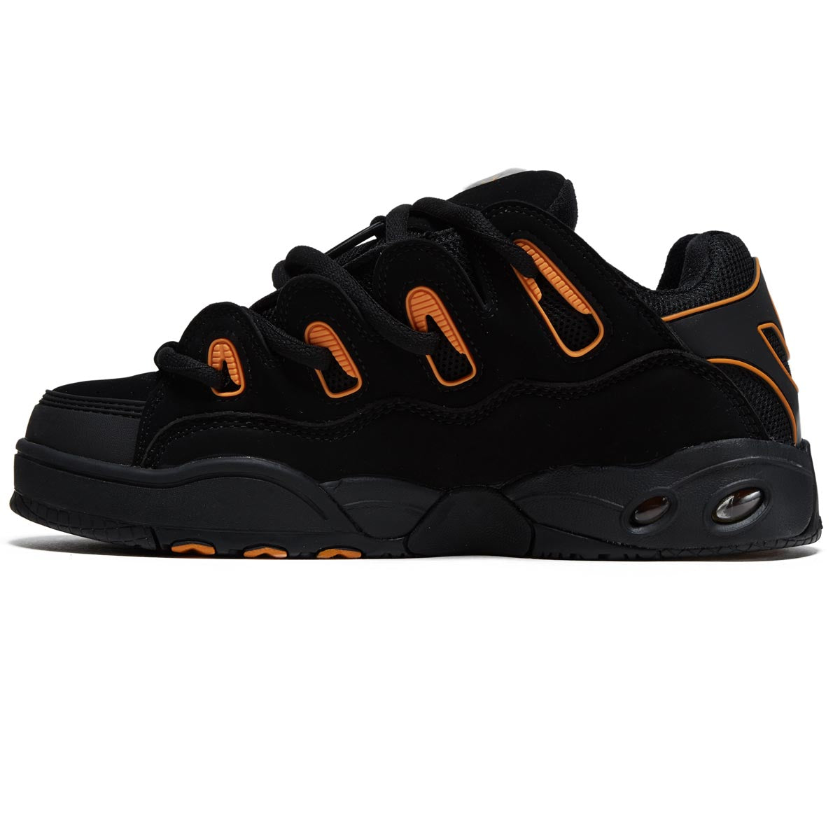 Osiris D3 OG Shoes - Black/Black/Orange image 2