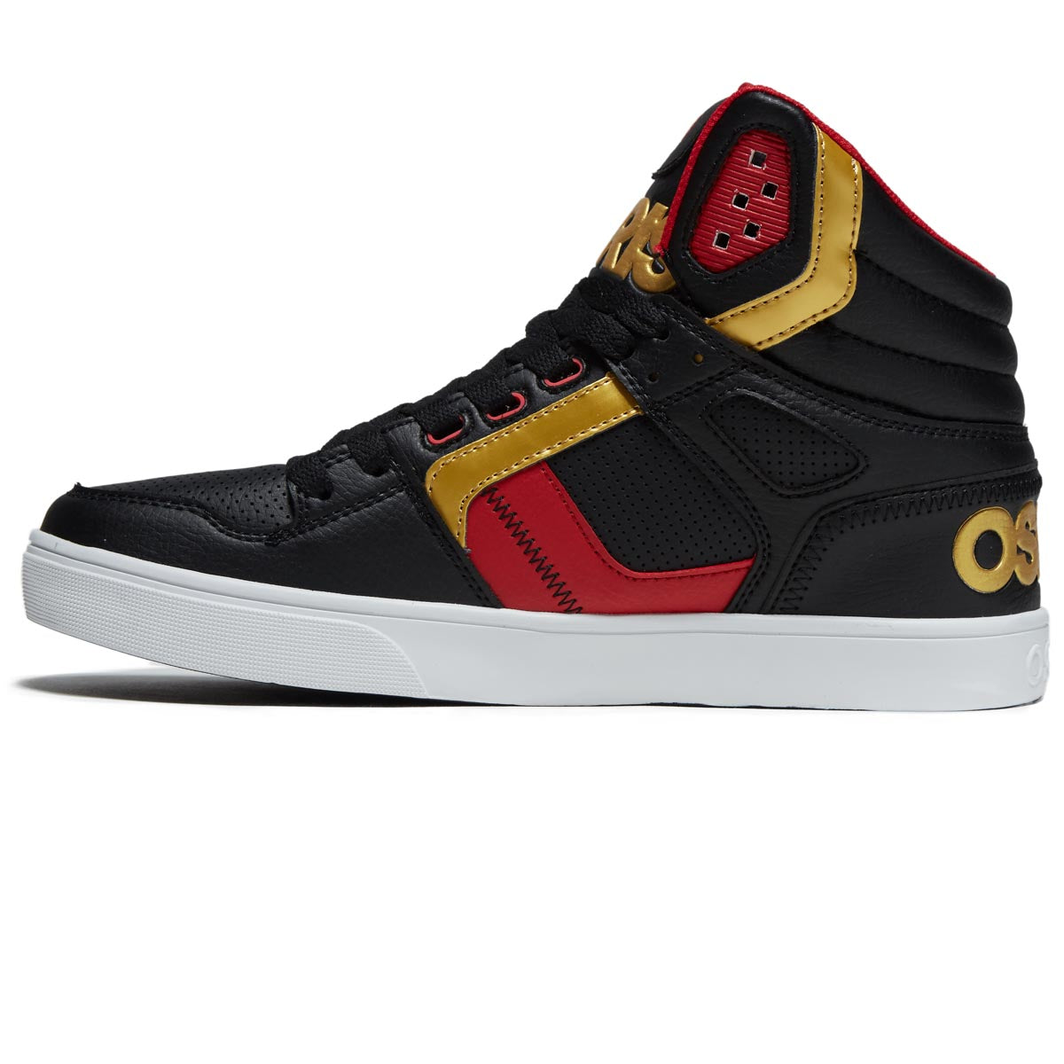 Osiris Clone Shoes - Black/Red/Gold image 2