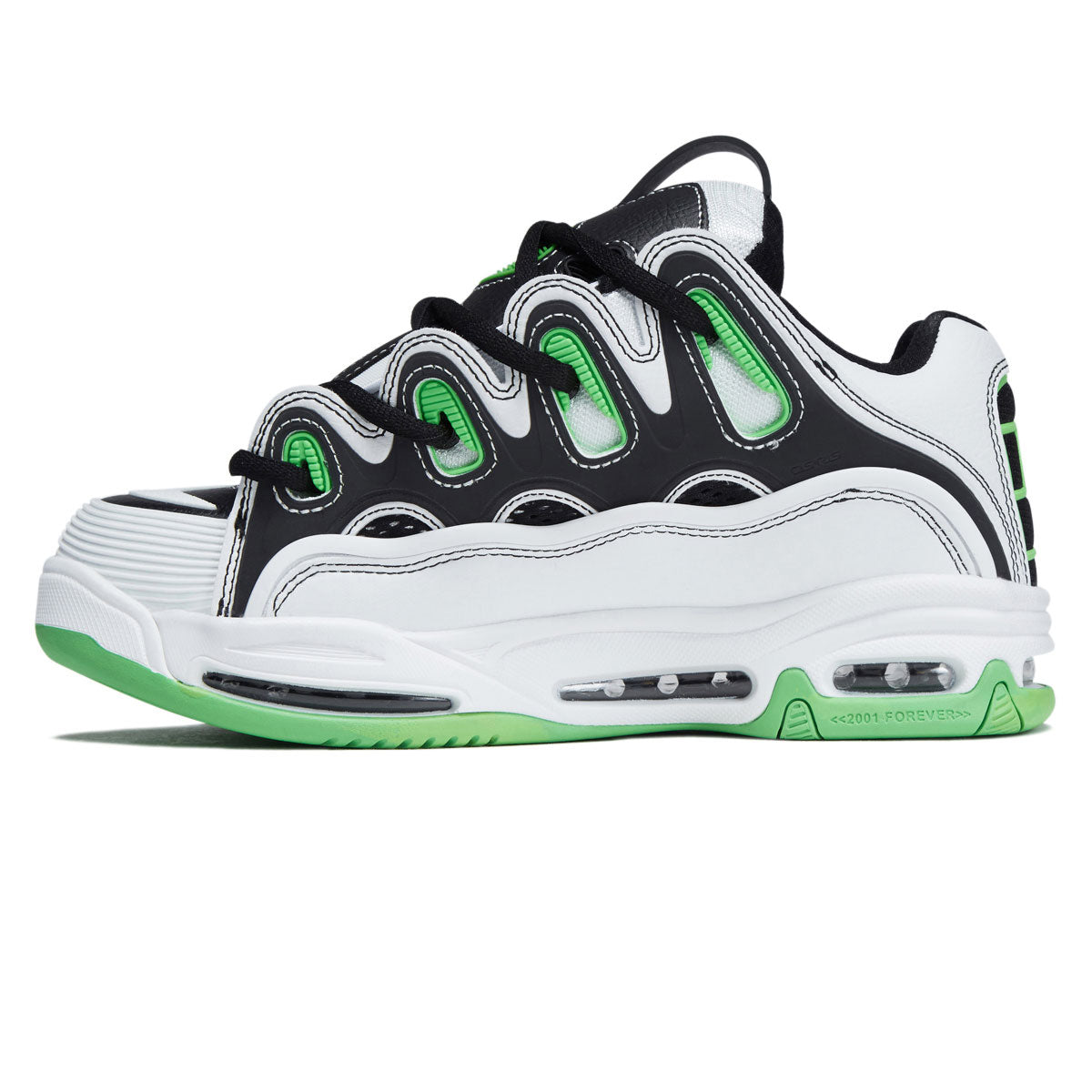 Osiris D3 2001 Shoes - White/Black/Green image 2